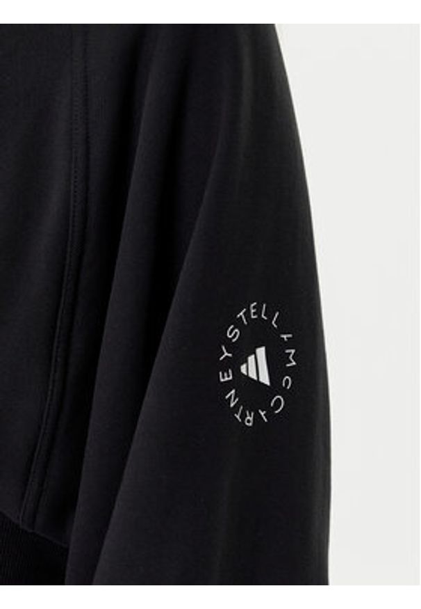 Adidas by Stella McCartney - adidas by Stella McCartney Bluza JG1543 Czarny Loose Fit. Kolor: czarny. Materiał: bawełna