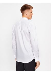 Eterna Koszula 4138/FK8V Biały Slim Fit. Kolor: biały. Materiał: bawełna #4