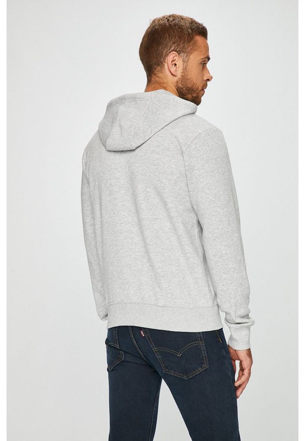 Kappa - Bluza. Okazja: na co dzień. Kolor: szary. Materiał: dzianina. Wzór: nadruk. Styl: casual