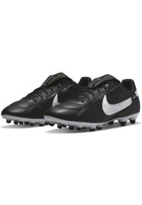 Buty piłkarskie Nike Premier 3 Fg M AT5889-010 czarne czarne. Kolor: czarny. Materiał: skóra. Szerokość cholewki: normalna. Sport: piłka nożna #2