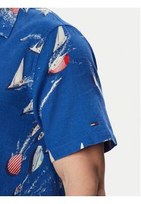 Tommy Jeans Koszula Aop Co Slub DM0DM23144 Niebieski Regular Fit. Kolor: niebieski. Materiał: bawełna #2