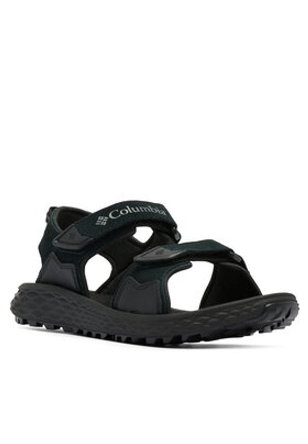 columbia - Columbia Sandały Konos Hiker 2-Strap 2121561 Czarny. Kolor: czarny. Materiał: zamsz, skóra