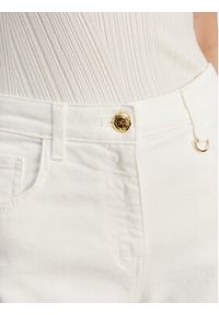 Elisabetta Franchi Jeansy PJ-87D-51E2 Biały Regular Fit. Kolor: biały #5