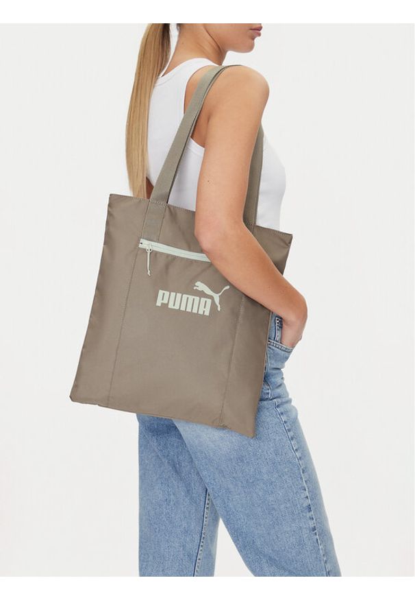Puma Torebka BASE EA TOTE 9172403 Beżowy. Kolor: beżowy