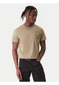 G-Star RAW - G-Star Raw T-Shirt Text Chest D25968-C506 6057 Zielony Regular Fit. Kolor: zielony. Materiał: bawełna #1