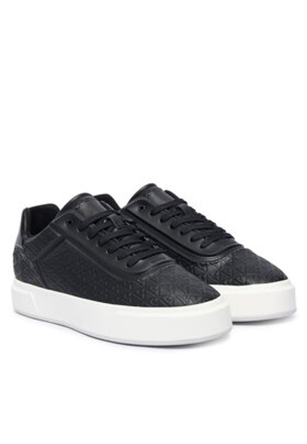 Calvin Klein Sneakersy Basket Cup Oxf Lup HfHM0HM02132 Czarny. Kolor: czarny. Materiał: skóra