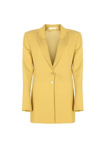 Patrizia Pepe Marynarka | 2S1461/A049 | Kobieta | Żółty. Kolor: żółty. Materiał: poliester, elastan. Styl: klasyczny, elegancki #6