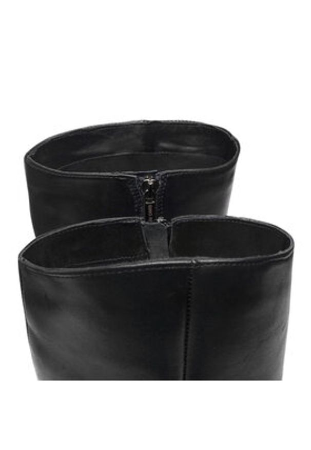 Gino Rossi Kozaki NOCE-05 Czarny. Kolor: czarny. Materiał: skóra