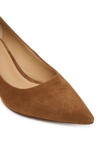 Lauren Ralph Lauren - LAUREN RALPH LAUREN Szpilki Adrienne 802755524013 Brązowy. Kolor: brązowy. Materiał: zamsz, skóra. Obcas: na szpilce #3