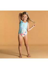 NABAIJI - Strój jednoczęściowy pływacki dla malucha Nabaiji Aquamarine. Kolor: różowy. Materiał: poliester, materiał, elastan #1