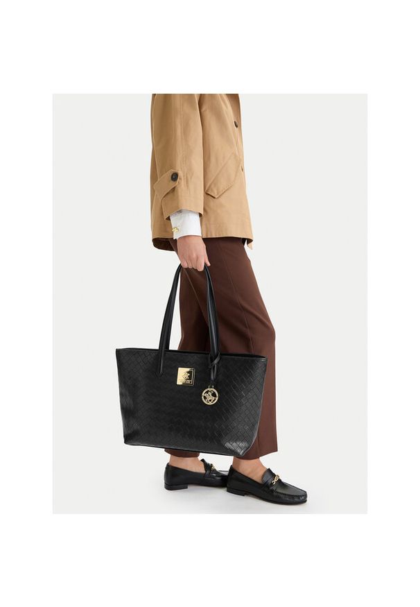 Torebka Beverly Hills Polo Club. Kolor: czarny