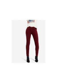 Wrangler - SPODNIE DAMSKIE WRANGLER SKINNY TAWNY PORT W28KWLX7O