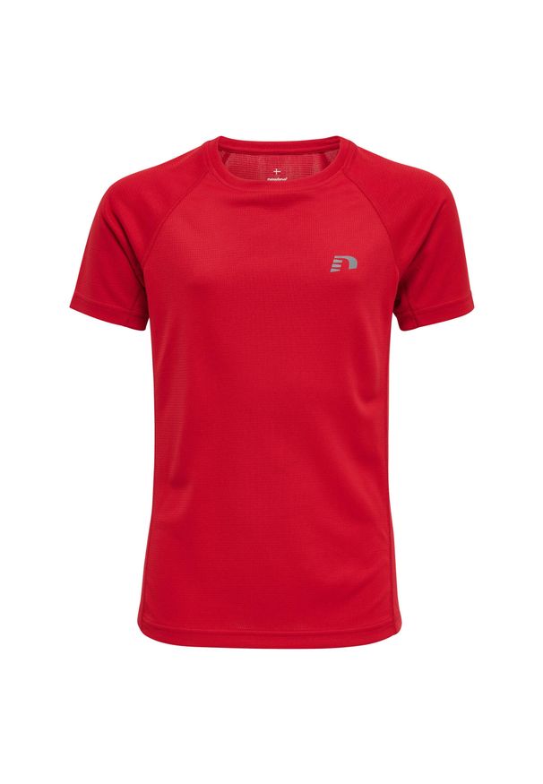 NewLine - Koszulka do biegania dla dzieci Newline core. Kolor: czerwony, różowy, wielokolorowy. Materiał: materiał. Wzór: kolorowy. Sport: joga i pilates, bieganie