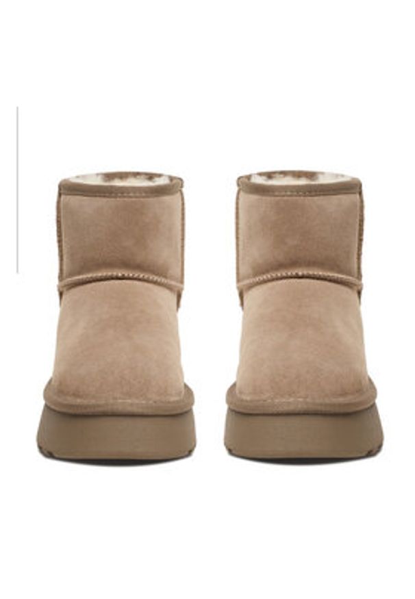 Badura Śniegowce C-WFA-01-H Szary. Kolor: szary. Materiał: skóra, zamsz