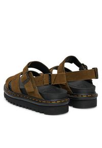 Dr. Martens Sandały DM41122300 Zielony. Kolor: zielony. Materiał: skóra, zamsz #2