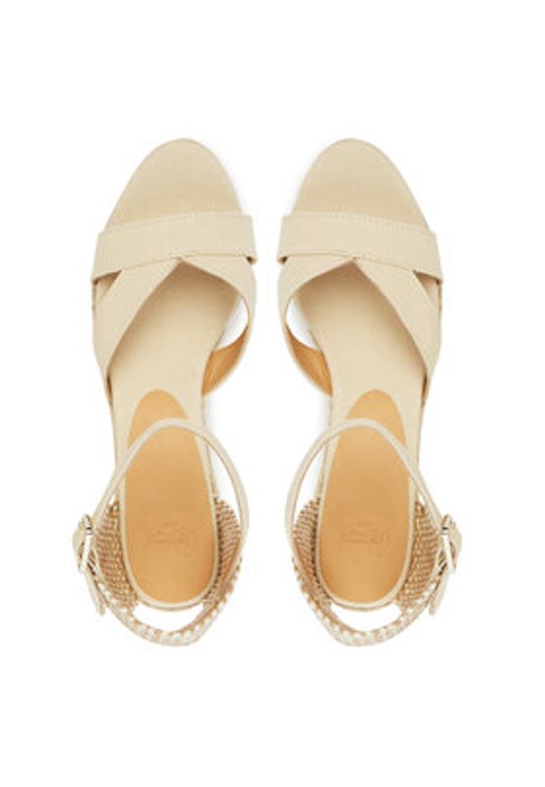 Castañer Espadryle Bruna/6/001 025533 Beżowy. Kolor: beżowy. Materiał: materiał