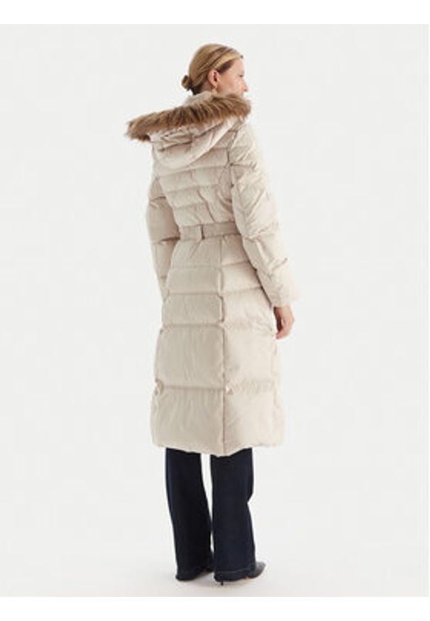 Guess Kurtka puchowa W5BL29 W2802 Écru Regular Fit. Materiał: syntetyk