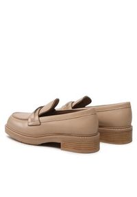 Calvin Klein Loafersy Rubber Sole Loafer W/Hw HW0HW01791 Beżowy. Kolor: beżowy. Materiał: skóra