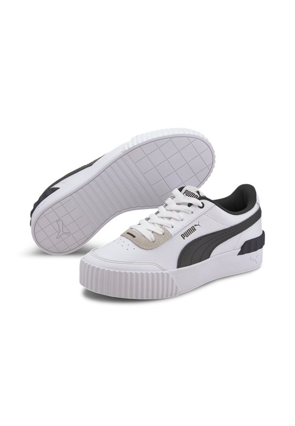 Buty Sportowe Damskie Puma Carina Lift 37303102 r 37. Kolor: wielokolorowy, biały, czarny. Materiał: tkanina, skóra, materiał, syntetyk. Sport: turystyka piesza