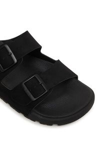 BOSS Klapki Surfley 50563157 Czarny. Kolor: czarny. Materiał: skóra, zamsz #6