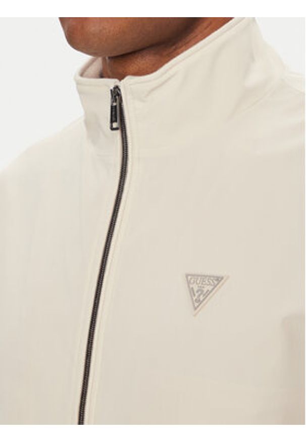 Guess Kurtka przejściowa M4YL13 WEZ70 Beżowy Regular Fit. Kolor: beżowy. Materiał: syntetyk