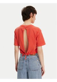 Tommy Jeans T-Shirt DW0DW20324 Pomarańczowy Relaxed Fit. Kolor: pomarańczowy. Materiał: bawełna #2