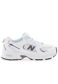Buty młodzieżowe New Balance GR530SR - białe. Okazja: na co dzień. Kolor: biały. Materiał: syntetyk, materiał, guma. Szerokość cholewki: normalna #1