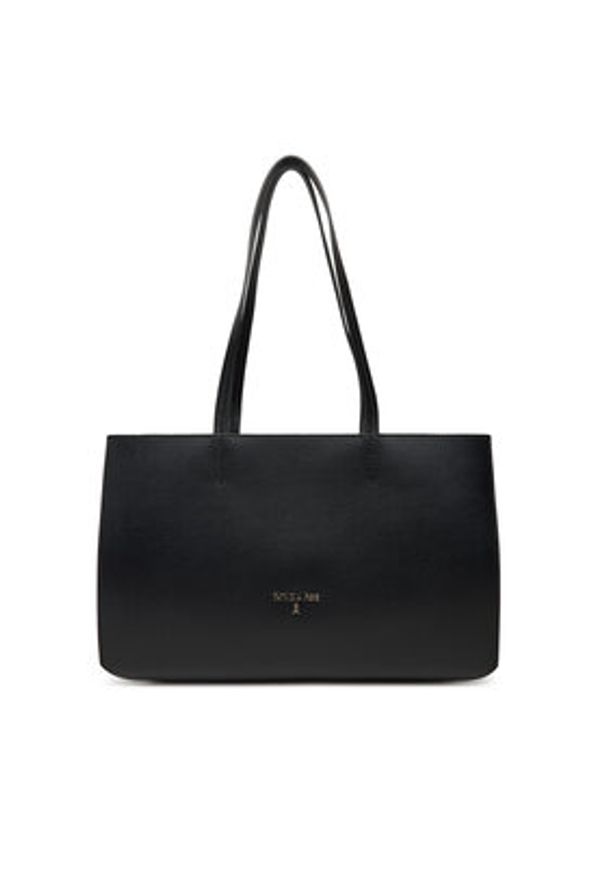 Patrizia Pepe Torebka 8B0236/L001-K470 Czarny. Kolor: czarny. Materiał: skórzane