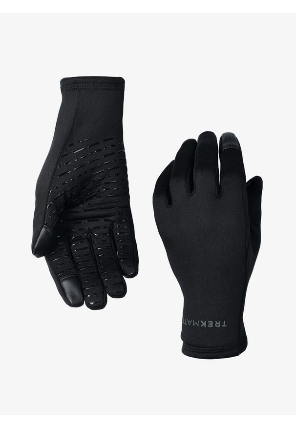Rękawiczki polarowe Trekmates Ogwen Stretch Grip Glove. Kolor: czarny. Materiał: polar