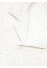 Pako Lorente - PAKO LORENTE - Ażurowa koszula męska z krótkim rękawem biała. Okazja: na co dzień. Kolor: biały. Materiał: poliester, bawełna. Długość rękawa: krótki rękaw. Długość: krótkie. Wzór: ażurowy. Sezon: wiosna. Styl: casual #3