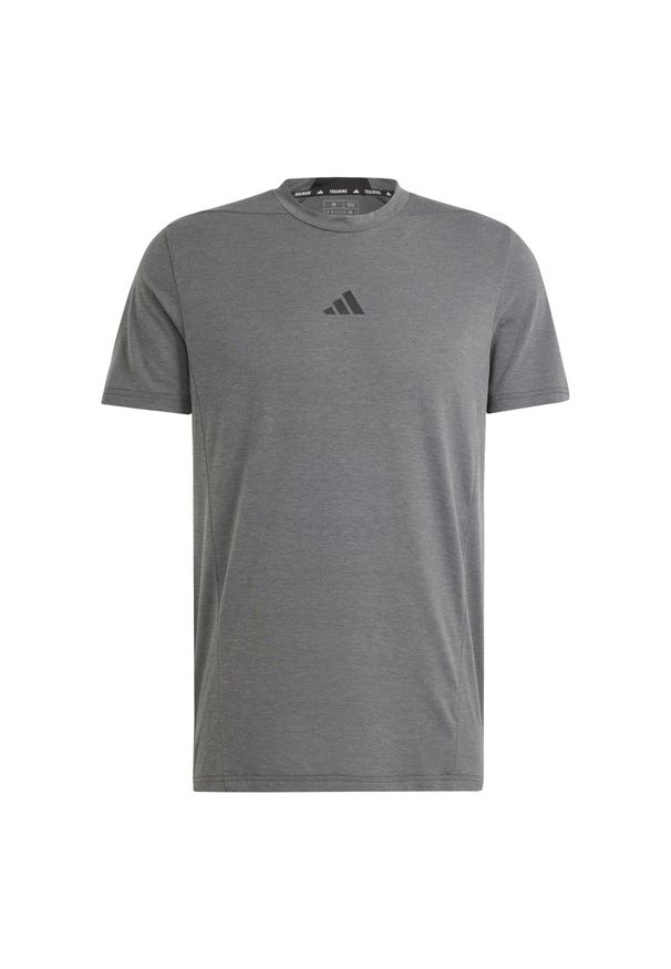 Koszulka Sportowa Męska Adidas D4T Workout. Kolor: szary