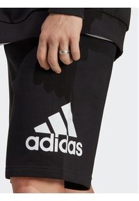 Adidas - adidas Szorty sportowe Essentials Big Logo French Terry Shorts IC9401 Czarny Regular Fit. Kolor: czarny. Materiał: bawełna. Styl: sportowy #5