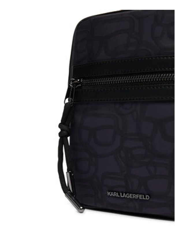 Karl Lagerfeld - KARL LAGERFELD Saszetka B1M30214 Czarny. Kolor: czarny. Materiał: skóra