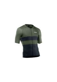 Koszulka rowerowa NORTHWAVE BLADE AIR Jersey zielono czarna. Kolor: wielokolorowy, zielony, czarny. Materiał: jersey