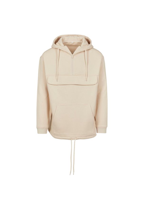 BUILD YOUR BRAND - Bluza Z Kapturem Unisex Dla Dorosłych. Typ kołnierza: kaptur. Kolor: beżowy