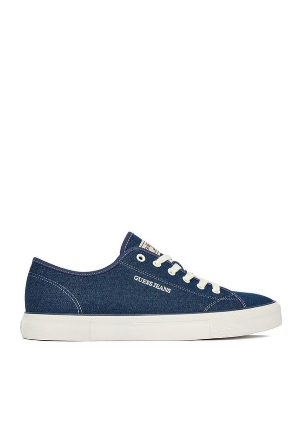 Tenisówki Guess Jeans. Kolor: niebieski