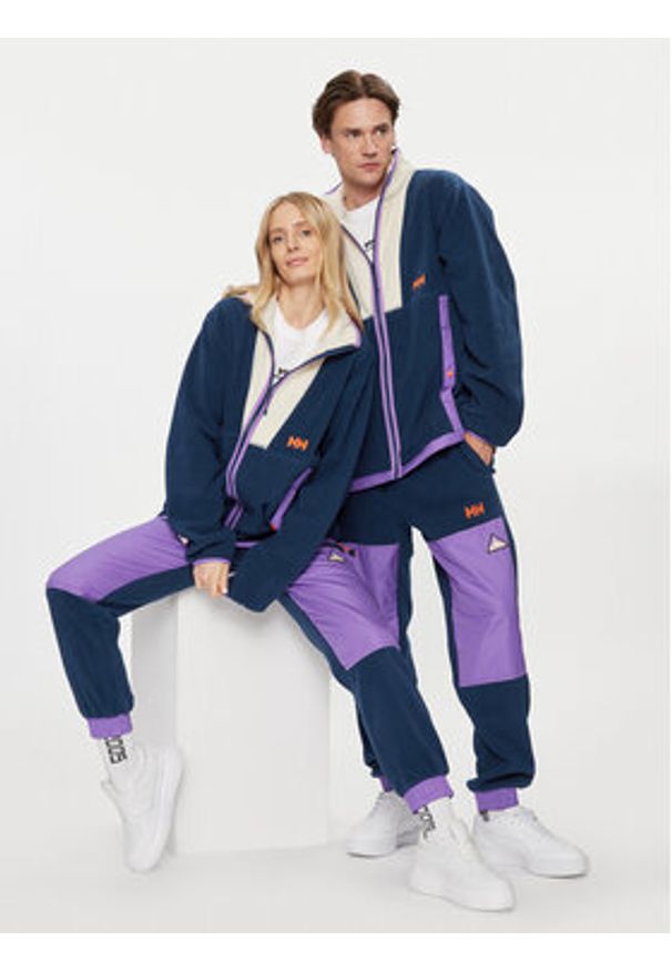 Helly Hansen Polar Unisex Yu Fleece 54018 Granatowy Relaxed Fit. Kolor: niebieski. Materiał: syntetyk