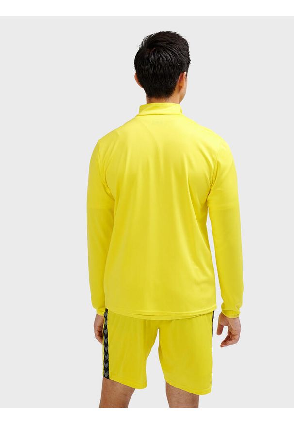 Kurtka z dresu Hummel Essential. Kolor: żółty. Materiał: dresówka. Sport: fitness