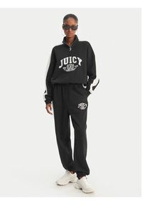 Juicy Couture Spodnie dresowe College JCSBJ126402 Czarny Relaxed Fit. Kolor: czarny. Materiał: bawełna #3