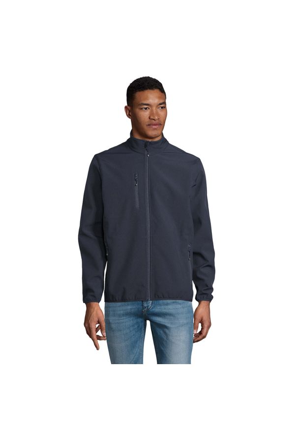 SOL'S - Polar Sol's Falcon. Kolor: niebieski. Materiał: polar. Wzór: aplikacja