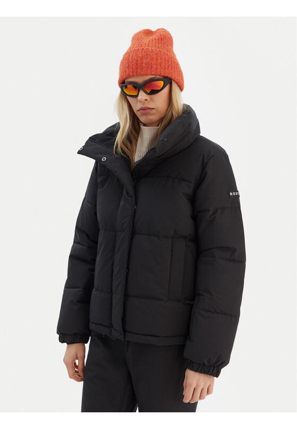 Roxy Kurtka narciarska Snow Winter Rebel JK ERJTJ03545 Czarny Regular Fit. Kolor: czarny. Materiał: syntetyk. Sport: narciarstwo