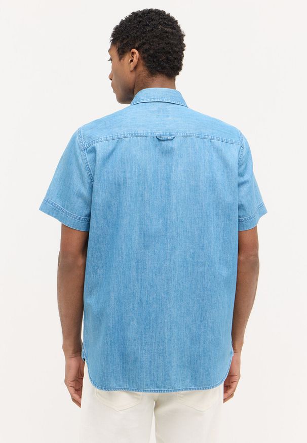 Mustang - MĘSKA KOSZULA JENSOWA MUSTANG Eloy Denim Blue 1015234 5000 200. Materiał: denim