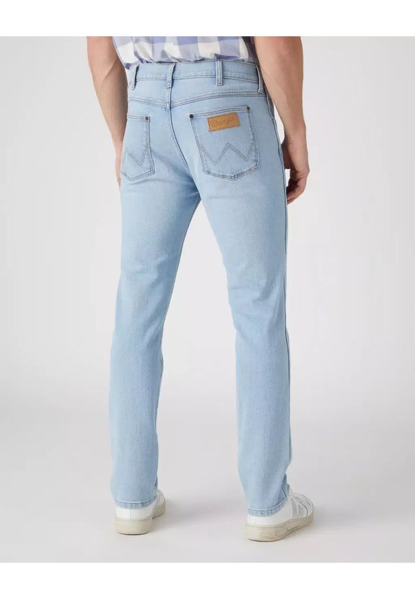 Wrangler - WRANGLER LARSTON MĘSKIE SPODNIE JEANSOWE JEANSY BLUE WAVES W18SHN42H 112328980