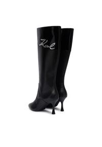 Karl Lagerfeld - KARL LAGERFELD Kozaki KL32775 Czarny. Kolor: czarny. Materiał: skóra #3