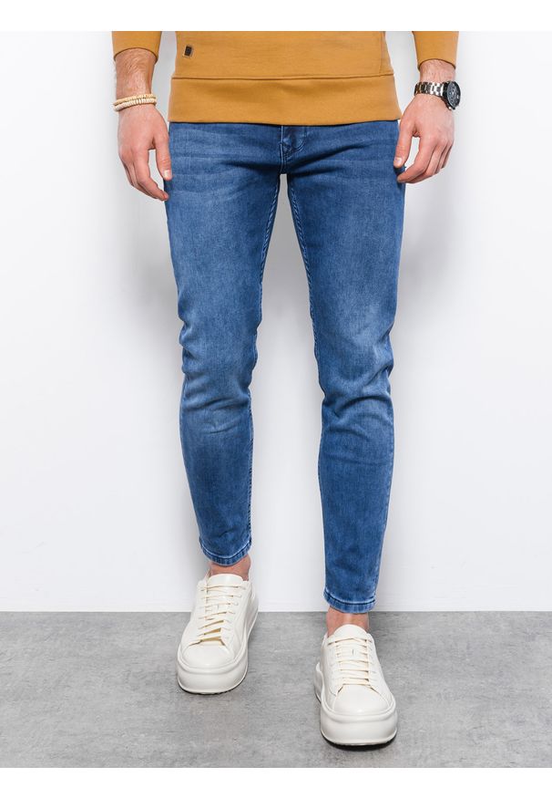 Niebieskie spodnie Ombre Clothing
