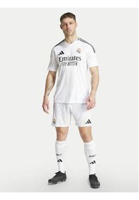 Adidas - adidas Szorty sportowe Real Madrid 24/25 Home IU5008 Biały Regular Fit. Kolor: biały. Materiał: syntetyk