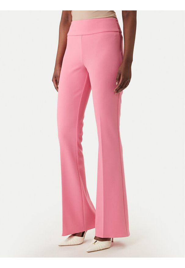 Rinascimento Spodnie materiałowe CFC0127875003 Różowy Straight Fit. Kolor: różowy. Materiał: syntetyk