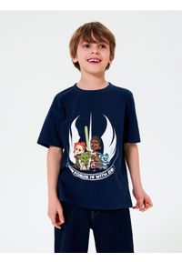 Sinsay - Koszulka Star Wars - granatowy. Kolor: niebieski. Wzór: motyw z bajki #1