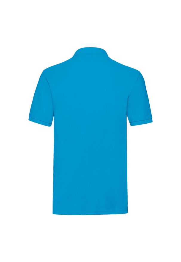 FRUIT OF THE LOOM - Koszulka Polo Premium Unisex Dla Dorosłych. Typ kołnierza: polo. Kolor: niebieski