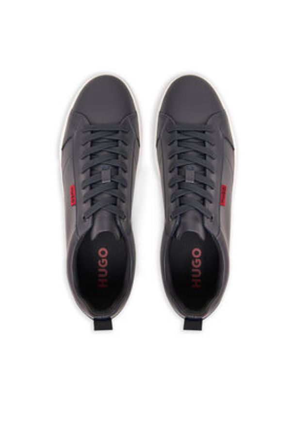 Hugo - HUGO Sneakersy Morrie 50541210 Granatowy. Kolor: niebieski. Materiał: skóra